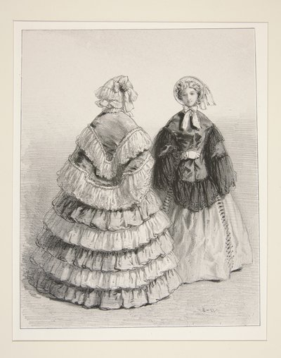 Besuchs-Toilette von Paul Gavarni