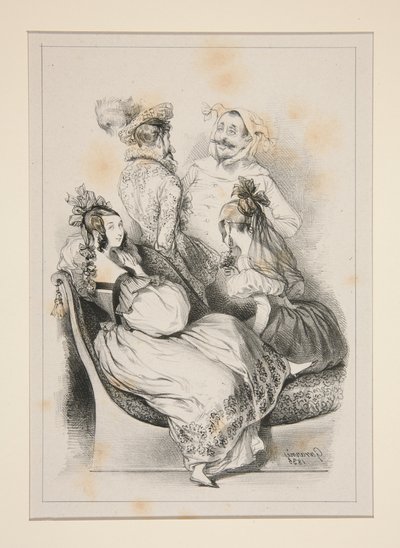 Beim Ball von Paul Gavarni
