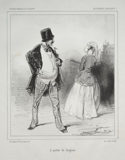 Baliverneries Parisiennes: In Reichweite des Lorgnons von Paul Gavarni