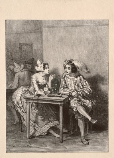Nach der Quadrille (Nach dem Kontertanz) von Paul Gavarni