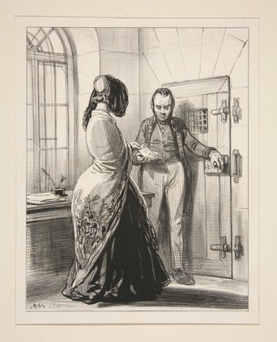 "Mindestens ein Gott lächelt noch der Jugend..." von Paul Gavarni