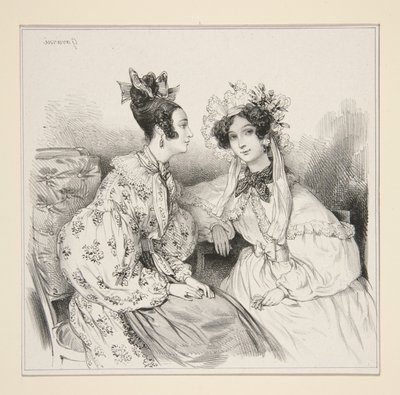 Plauderei von Paul Gavarni