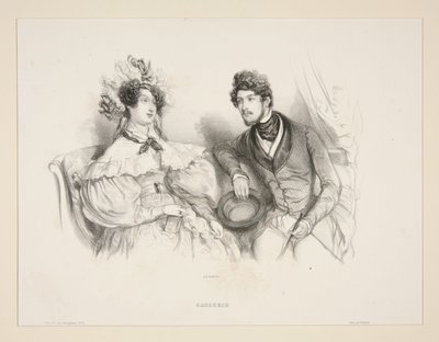 Plauderei von Paul Gavarni