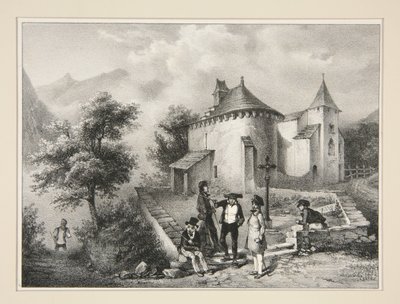 Kapelle von Assoute bei Eaux-Bonnes von Paul Gavarni