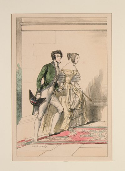HOFKOSTÜM 1837, ... von Paul Gavarni