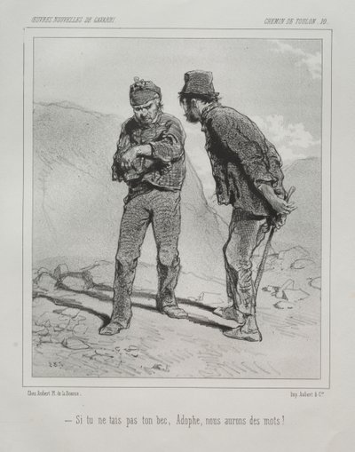 Chemin de Toulon von Paul Gavarni