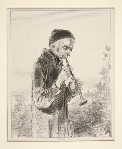 Klarinette von Paul Gavarni