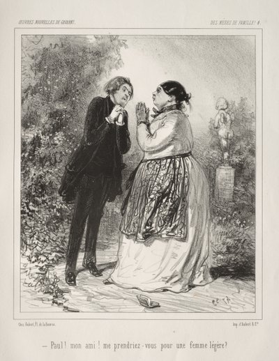 Des Mères de Famille! von Paul Gavarni