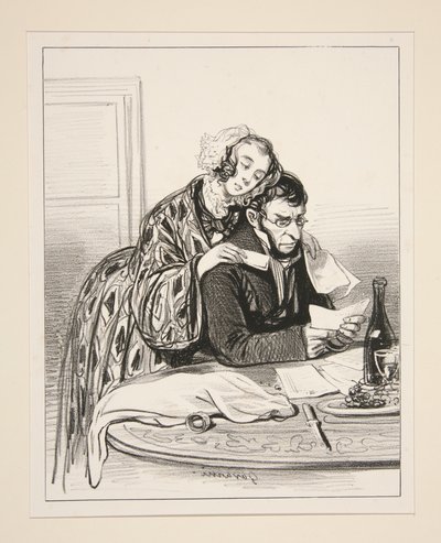 Haushaltsdebatte von Paul Gavarni