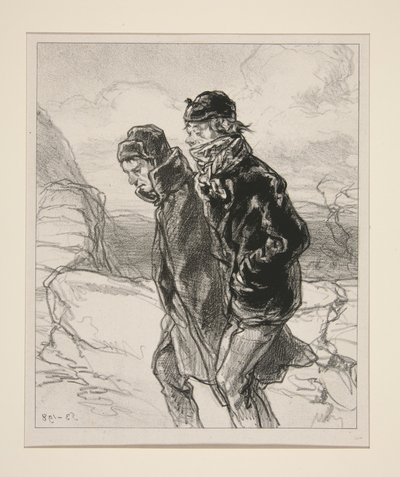 Eh! Nun? Monsieur, heiße Länder sind meinem Temperament entgegengesetzt! von Paul Gavarni