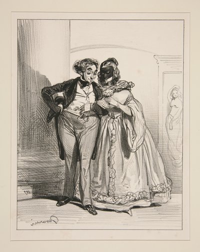 Eh bien! Man sagt, dass ein gewisser Colonel heiratet... von Paul Gavarni