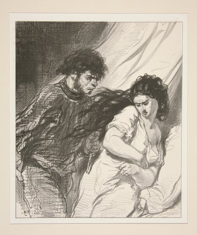 Zwischen elf Uhr und Mitternacht. von Paul Gavarni