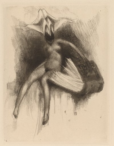 Ex Libris C. Patel von Paul Gavarni