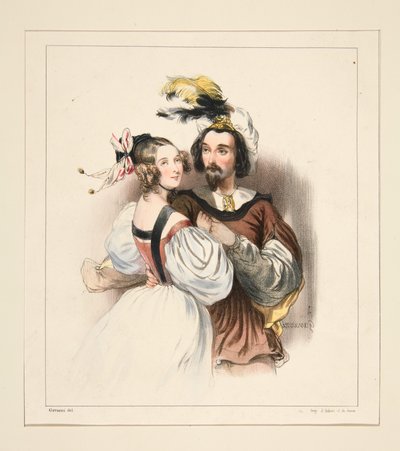FEBRUAR von Paul Gavarni