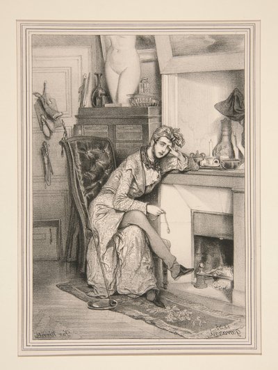 Müßiggang von Paul Gavarni