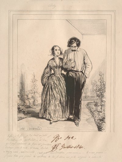 Endlich, am Ende... (Clichy) von Paul Gavarni