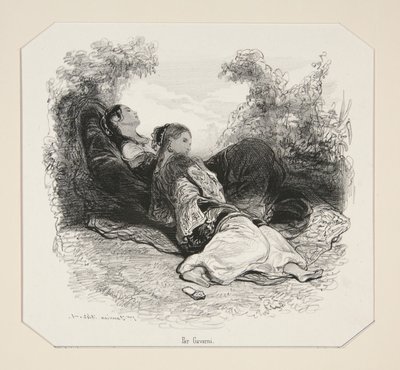 Blumen des Orients von Paul Gavarni