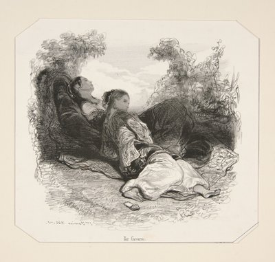 Blumen des Orients von Paul Gavarni