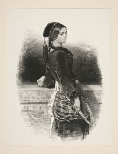 Gulnare (Mlle. Waldor) von Paul Gavarni
