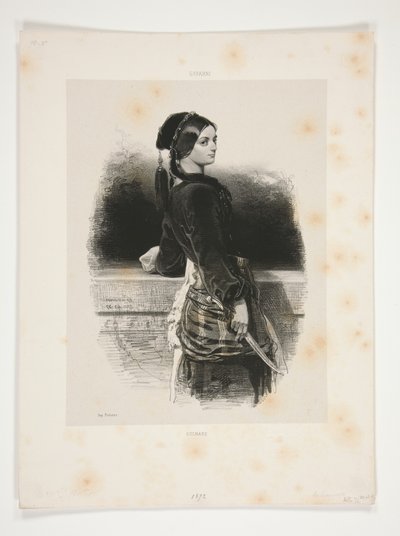 Gulnare (Mlle. Waldor) von Paul Gavarni