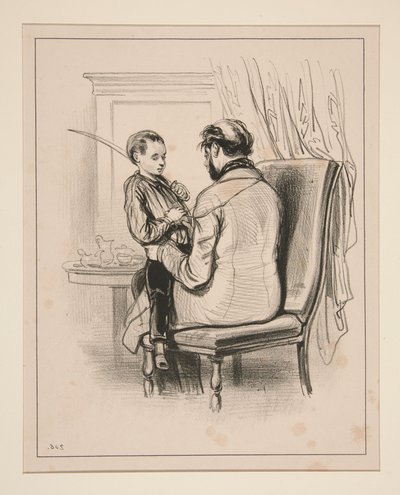 Houp! houp! papa...ah! von Paul Gavarni