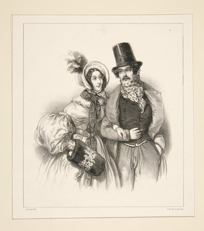 JANUAR von Paul Gavarni