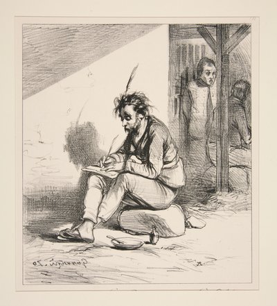 Ich, der Unterzeichnete, König der Batignolles, Prinz von Clichy,... von Paul Gavarni