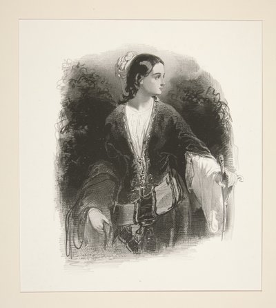 Die Albanerin von Paul Gavarni