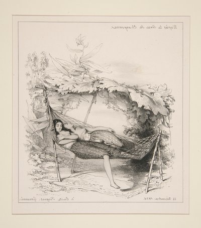 Die Hängematte von Paul Gavarni