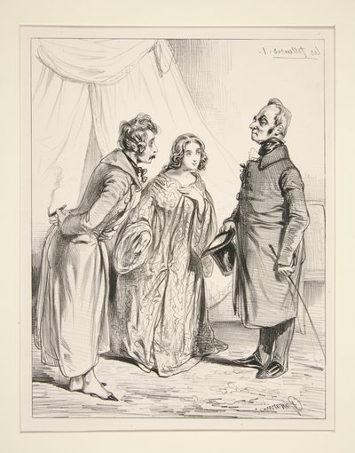 DER MORGEN. Welche angenehme Überraschung!.... von Paul Gavarni