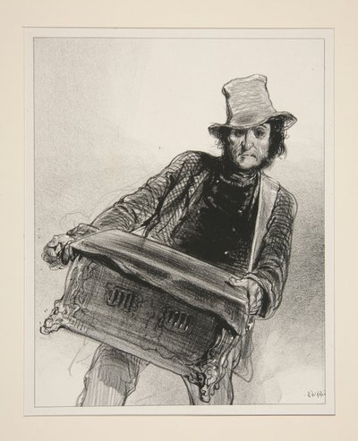 Die Drehorgel von Paul Gavarni