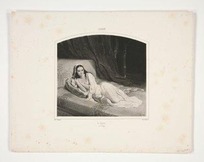 Die Gefangene von Paul Gavarni