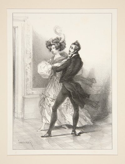 La Galope von Paul Gavarni