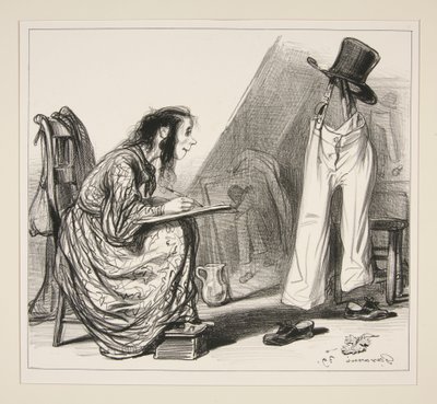 Die Malerei von Paul Gavarni