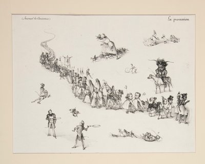 Die Prozession des Teufels von Paul Gavarni