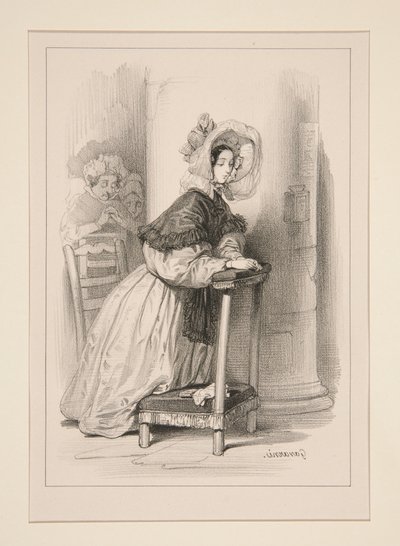 Der Sonntag von Paul Gavarni