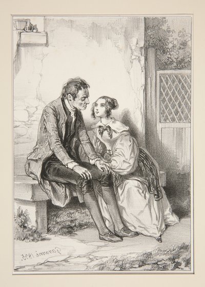 Der Großvater. von Paul Gavarni