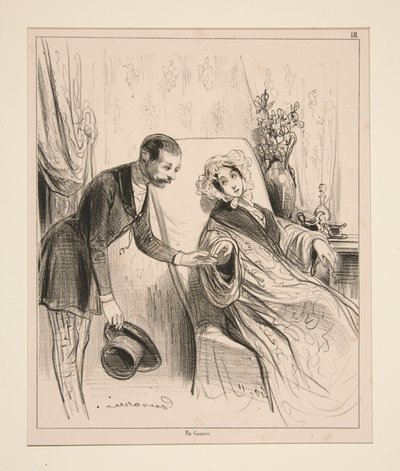 Das große Lever. von Paul Gavarni