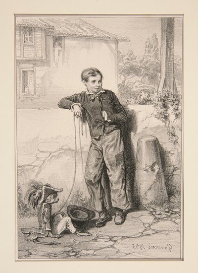 Der junge Savoyer von Paul Gavarni