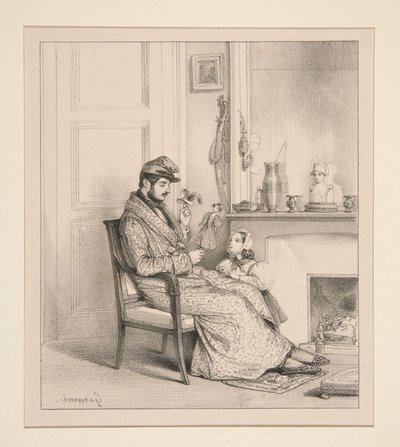 Der Neujahrstag von Paul Gavarni