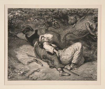 Der Wolf von Paul Gavarni
