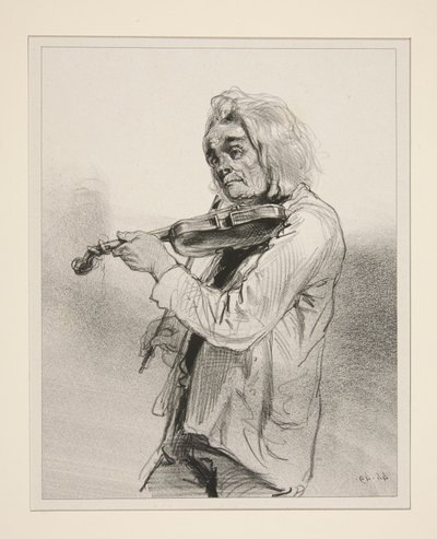 Der Spielmann von Paul Gavarni