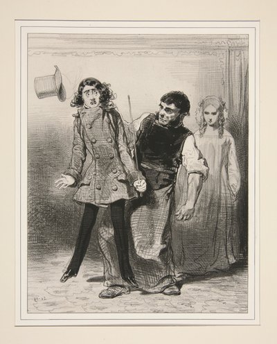 Der Vater von Lorette von Paul Gavarni