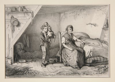 Der Affe von Adrien von Paul Gavarni