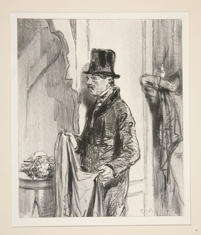 Der Ehemann von Fräulein Cigale von Paul Gavarni