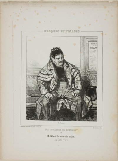 Die Invaliden des Gefühls: Philibert, der Taugenichts von Paul Gavarni