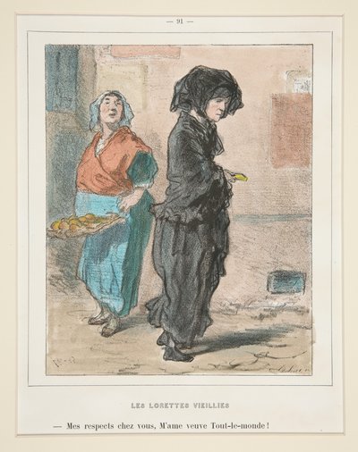 Die gealterten Loretten von Paul Gavarni