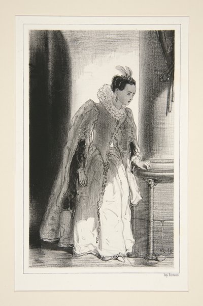 Marguerite de France. 1560. von Paul Gavarni