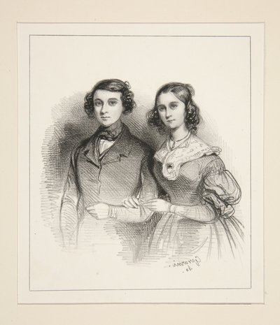 Herr und Frau Émile Taigny von Paul Gavarni
