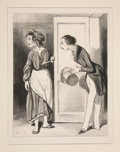 Madame de Saint-Aiglemont, gnädige Frau, bitte?... von Paul Gavarni